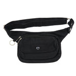 Nijens Schwarze Gürteltasche Multifunktionale Gassi-Tasche S-XXXL für Hunde Wanderung