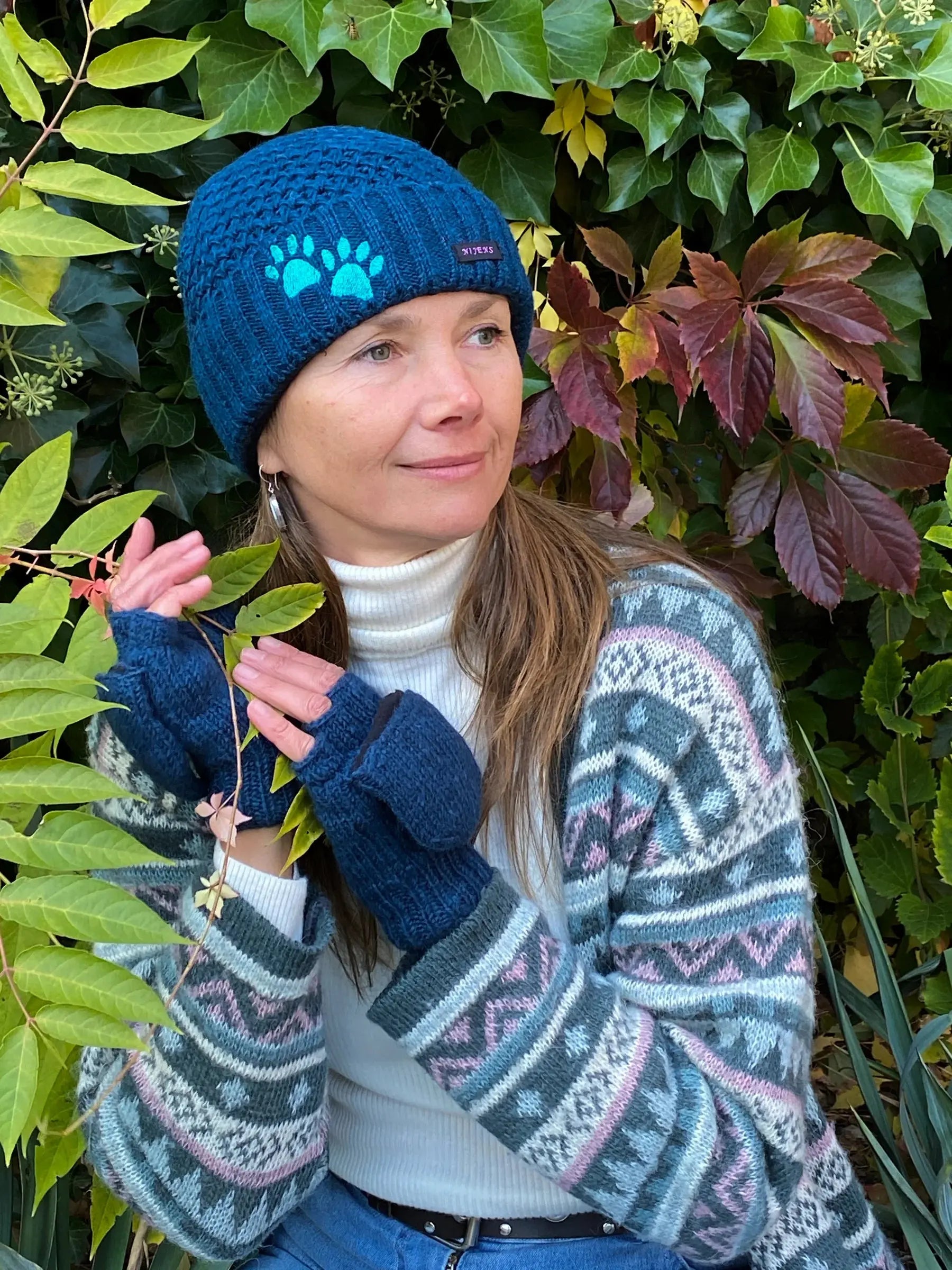 halbfinger handschuhe wolle Halbfinger- und Fäustlinge in einem Handschuhe