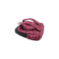 Kleiner Hundekotbeutelspender aus Baumwolle Magenta mit Gürtelschlaufen