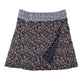 Sommerrock Wenderock Wickelrock Rayon Stoff Dunkelblau Mustermix - Choucolate Torte 07 Nijens