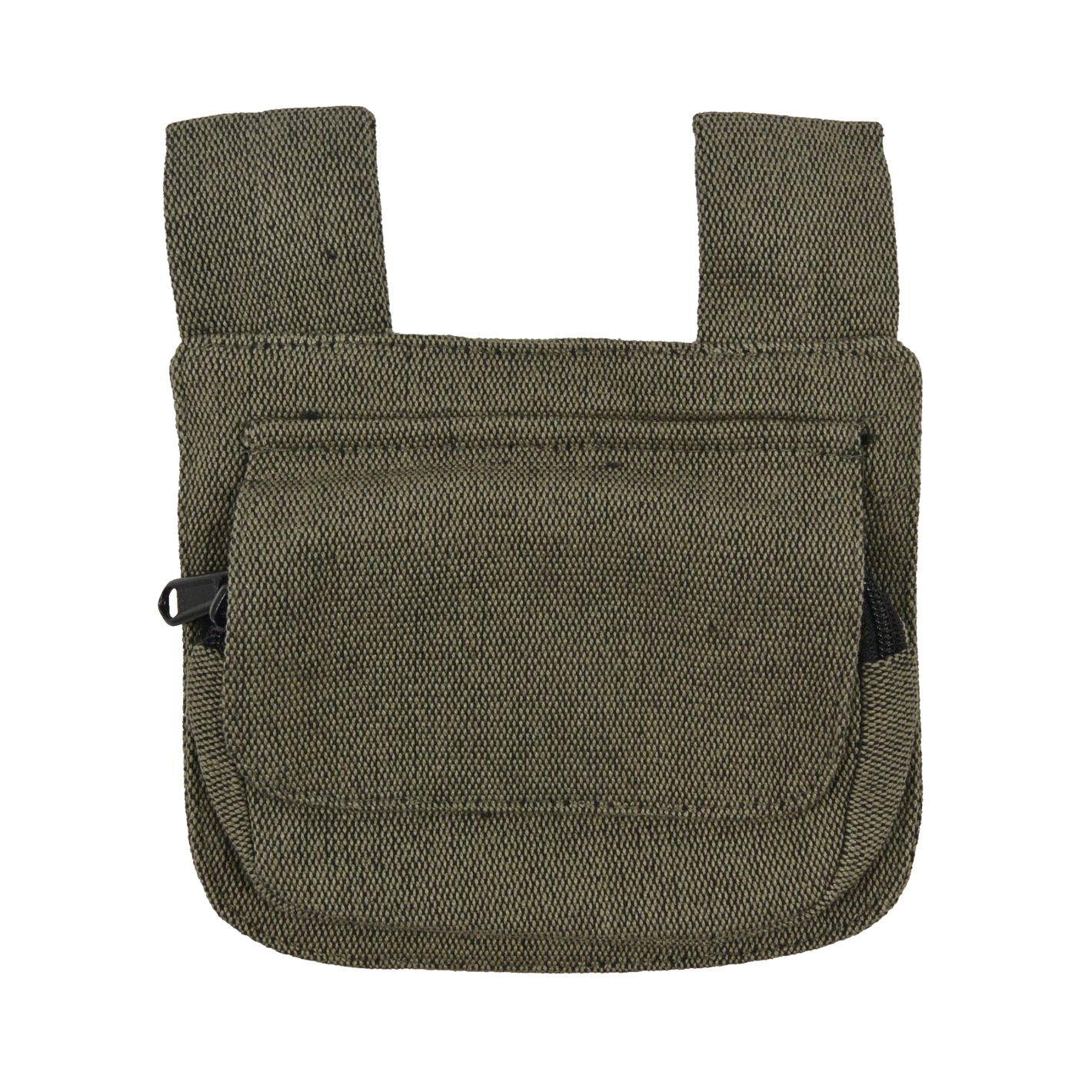 Khaki fanny pack pouch with belt loops Nijens Oxford Two Tone 23