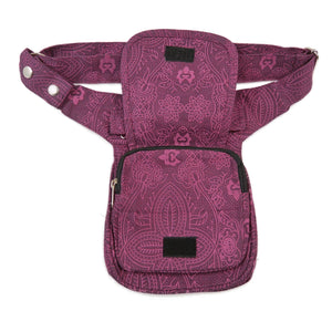 Bauchtasche aus Stoff-Canvas Magenta - Paris-H 11 Nijens