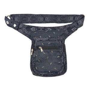 Bauchtasche aus Stoff Nachtblau