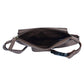 Nijens Pouch, Leather Belt Bag, Money Belt Bag graubraun 5