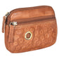 Small pouch Apache leather malto brown antique with treats compartment - Prague NJ-07 9052