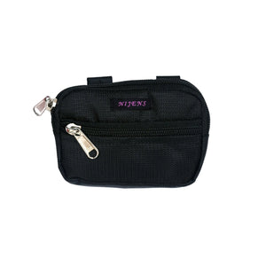 Kleine Beuteltasche, Wasserabweisend, Schwarz