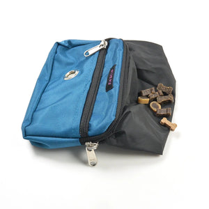 Beuteltasche aus Nylon Petrol Farbe, Leckerlietasche