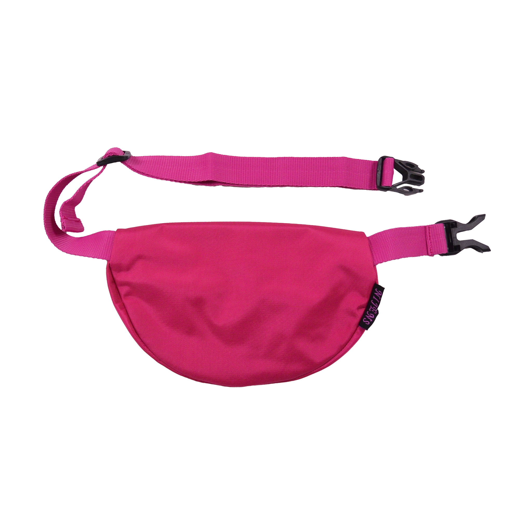 Stoff-Hüfttasche für Mädchen, Rosa Bauchtasche mit verstellbarem Bauchgurt, Clipverschluss. 