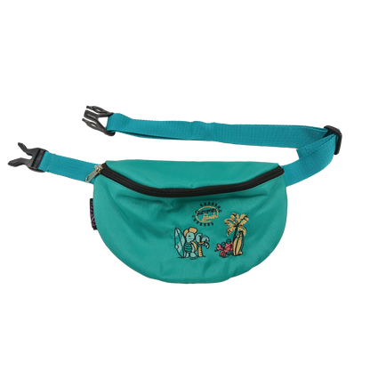 Bauchtasche für Kinder, Tasche mit Stickmotive "Summer Beach", Carribean Farbe