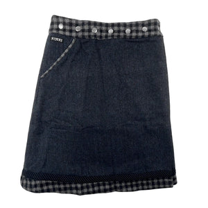 Winterrock Wenderock Wollrock Dunkelblau