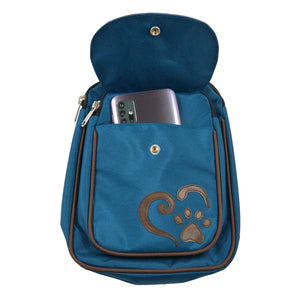 Water-repellent pouch dog walking Bag - dog paw in heart in the heart</i> - Rostock 7107