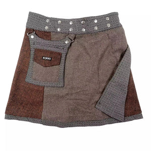 Wenderock, Winterrock in der A-Linie Braun