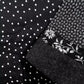 Wenderock aus Wolle, Kombination aus zeitlosem Tweed mit aufgesertem Schmuckband mit Blumenmuster am Saum, schwarze Farbe 