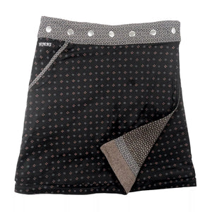 Wenderock, Wickelrock aus Baumwolle und Wolle, braune Farbe