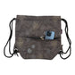 Turnbeutel "Peethoo Bag" Baumwoll-Canvas Anthrazit (25)
