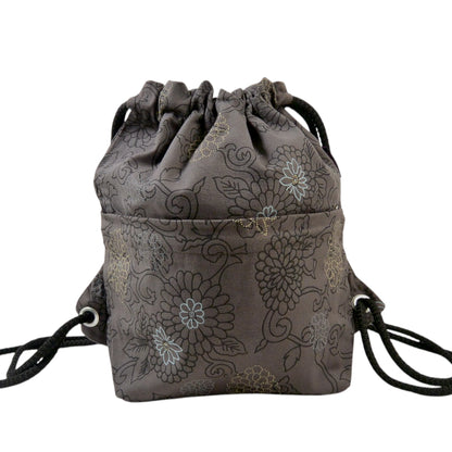 Turnbeutel "Peethoo Bag" Baumwoll-Canvas Anthrazit (25)