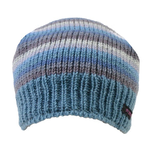 Long Beanie Mütze Wollmütze aus Schurwolle Gestreift - Satti Hat  C-42 Nijens Shop