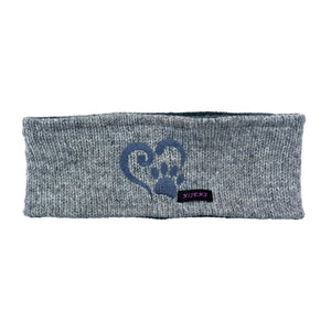 Rib Knit wool Headband Grey SIMPLONE-Col.21