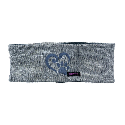 Rib Knit wool Headband Grey SIMPLONE-Col.21