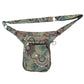 Wetterfeste Gassi-Tasche mit Mandala-Design Grün-Gelb. Nijens