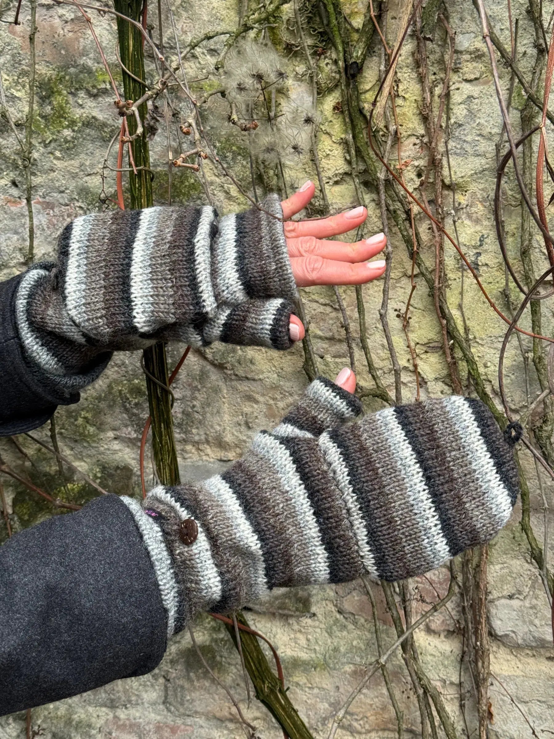 handschuhe mit kappe Fäustlinge : Fingerfreie Handschuhe mit Kappe für Alle