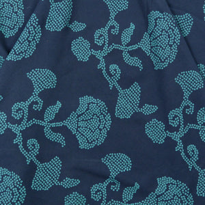 Afghan Hippie Hose aus Viskose in Blau Blumenmuster - Nijens Shop 23