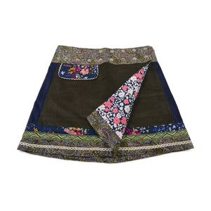 Winterrock Cordrock Minirock Wenderock - Corduroy Biscuit-W-52 Nijens