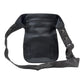 Bauchtasche "Paris" Baumwoll-Canvas Schwarz (857B)