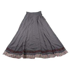 Summer skirt maxi Skirt  with elastic waistband made of rayon - Tatiana Maxi 04