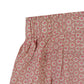 Sommerrock Maxi Rock mit Gummibund aus Rayon - Mit Waben-, Blumenmuster in Rosa Farbtönen.