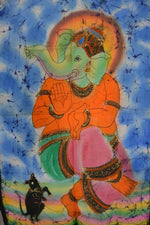 Wandbild Stoff Decke Ganesha - Nijens