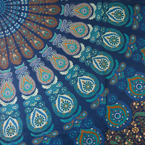 Indisches Laken Wandtuch Mandala Hippie Tagesdecke  - Dekor Decke Groß 81 / 298 Nijens