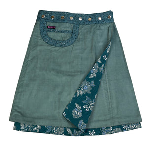 Boho-Vibes zum Wenden – Rock aus Cord & Baumwolle - Bagelon Corduroy 101 Nijens