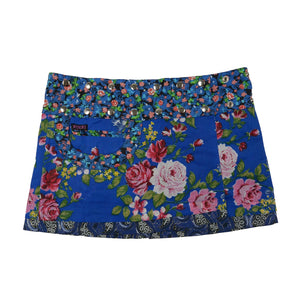 Sommerrock Wenderock Stoff-Baumwolle mit Blumenmuster - Nijens Shop