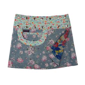 Sommerrock Wickelrock Minirock mit Blumenmuster - Nijens Shop 2