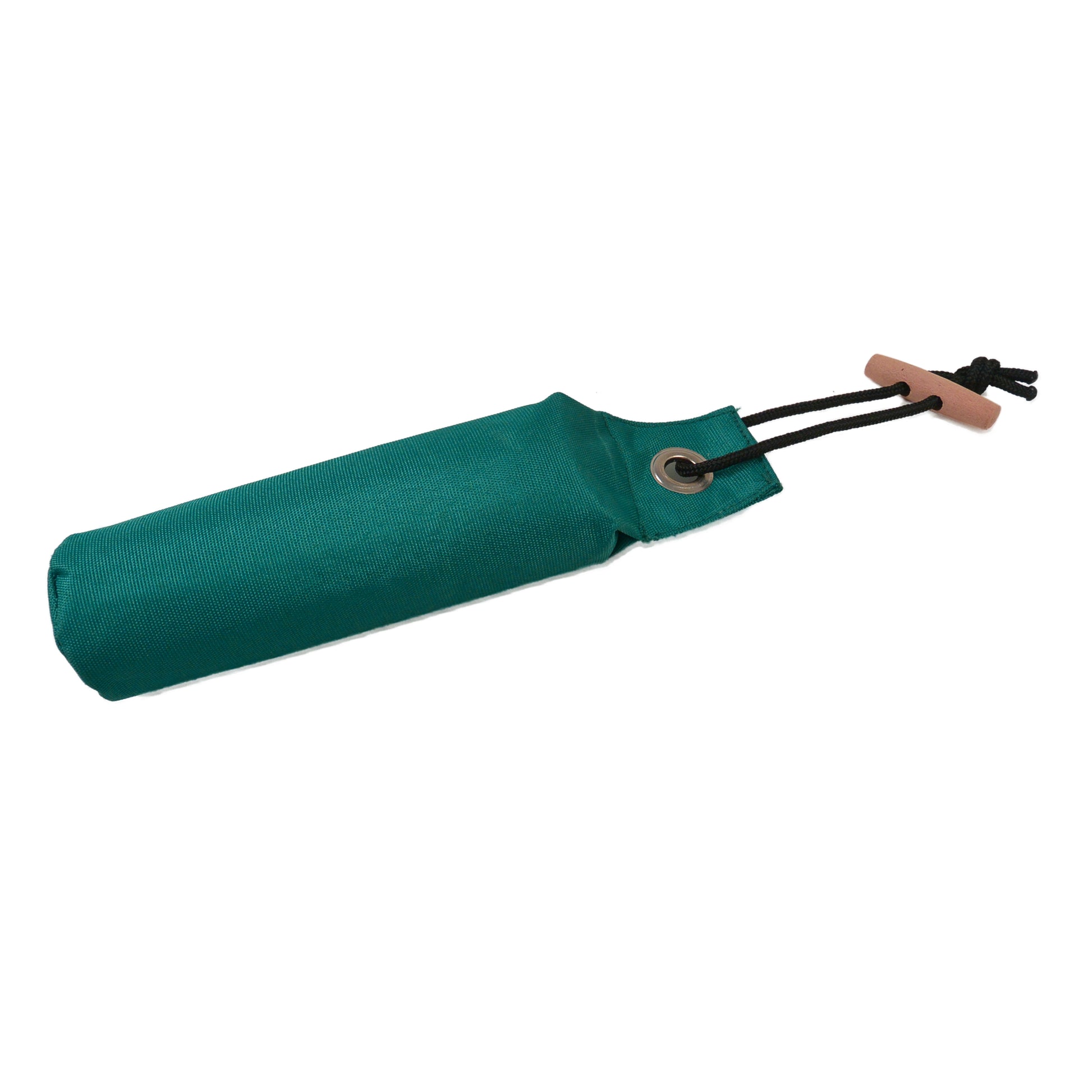 Wurf-Dummy 250 g in Seegrün – robuster Trainingsdummy für aktive Hunde