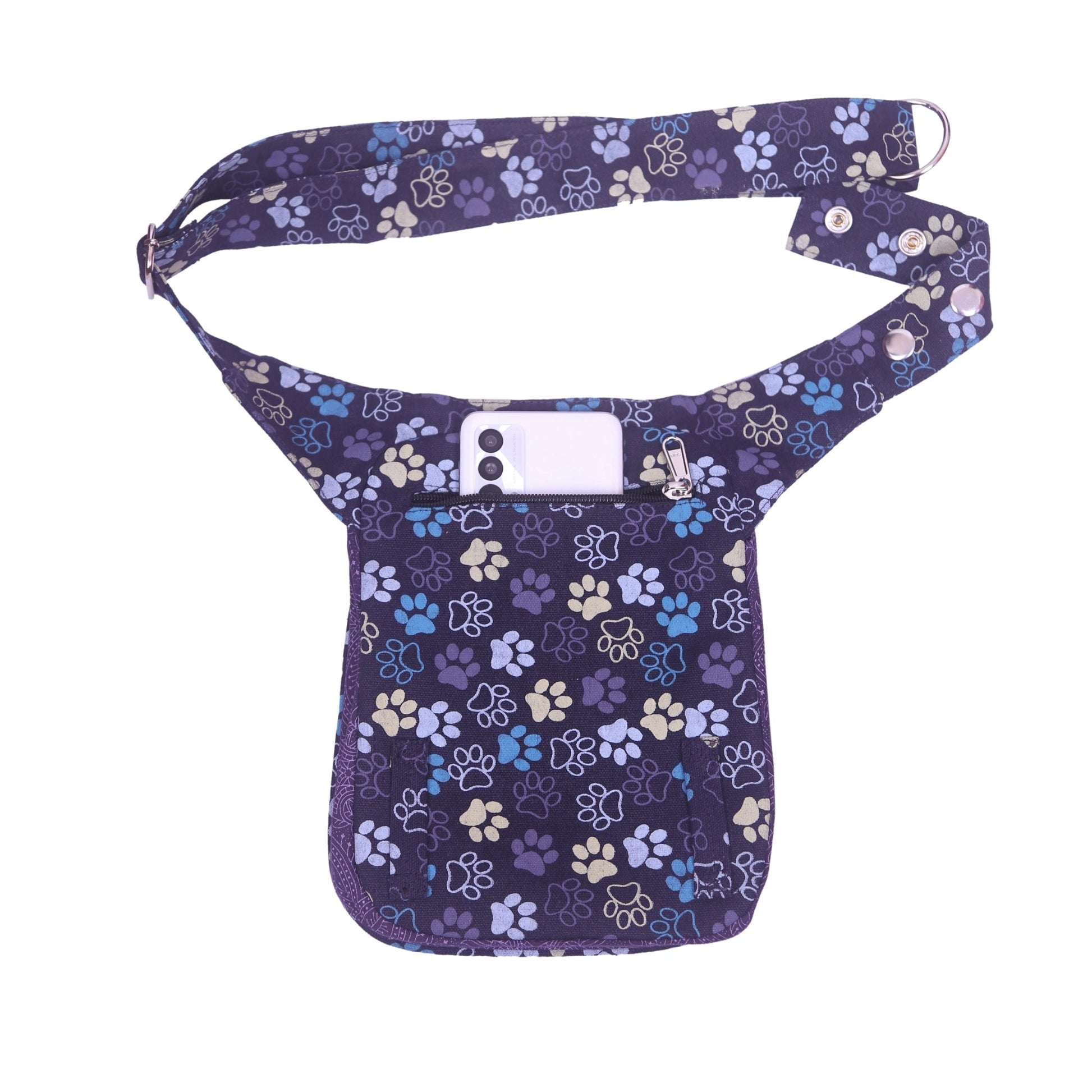 Gassi-Tasche mit Pfotenmuster - Praktisch & tierisch süß für unterwegs - Freiburg ND 759 Nijens Shop