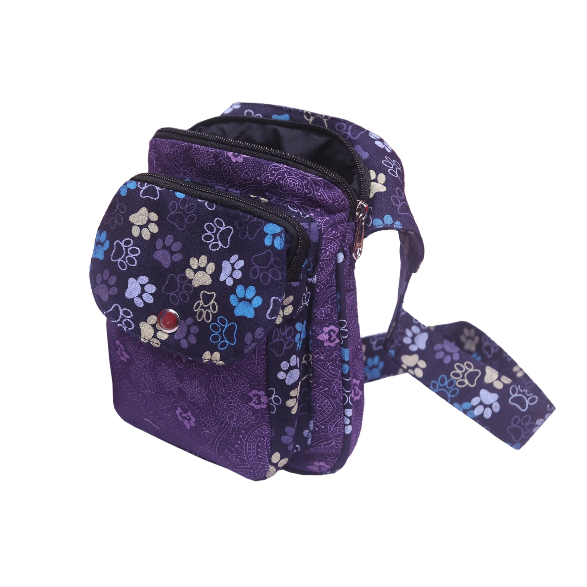 Gassi-Tasche mit Pfotenmuster - Praktisch & tierisch süß für unterwegs - Freiburg ND 759 Nijens Shop