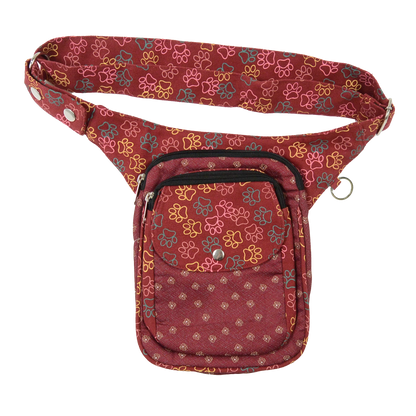 Gassi-Tasche mit Pfotenmuster - Praktisch & tierisch süß für unterwegs - Freiburg ND 764 Nijens Shop