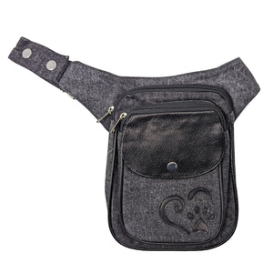 Gassi-Tasche, Hüfttasche (Jeans Dunkelgrau)