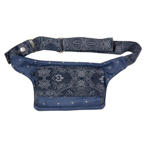 Canvas bum bag with floral ornaments Kathmandu PRO 853