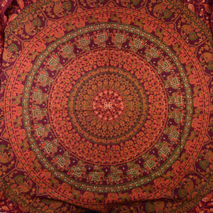 Mandala-Decke mit Elefantenmotiv, Wandtuch, Laken - klein 301 Nijens Shop