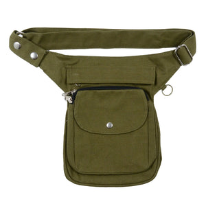 Gassi-Tasche S-XXXL Stoff-Canvas Khaki - Hannover 62 Nijens Shop