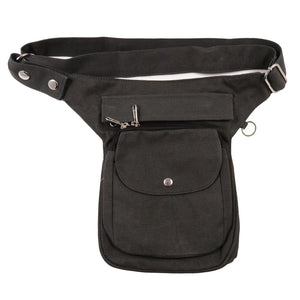 Gassi-Tasche Einfarbige Bauchtasche grau-braun - Nijens