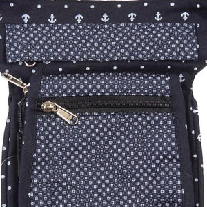 Nijens Hüfttasche Bauchtasche Stoff Ankern Muster 2