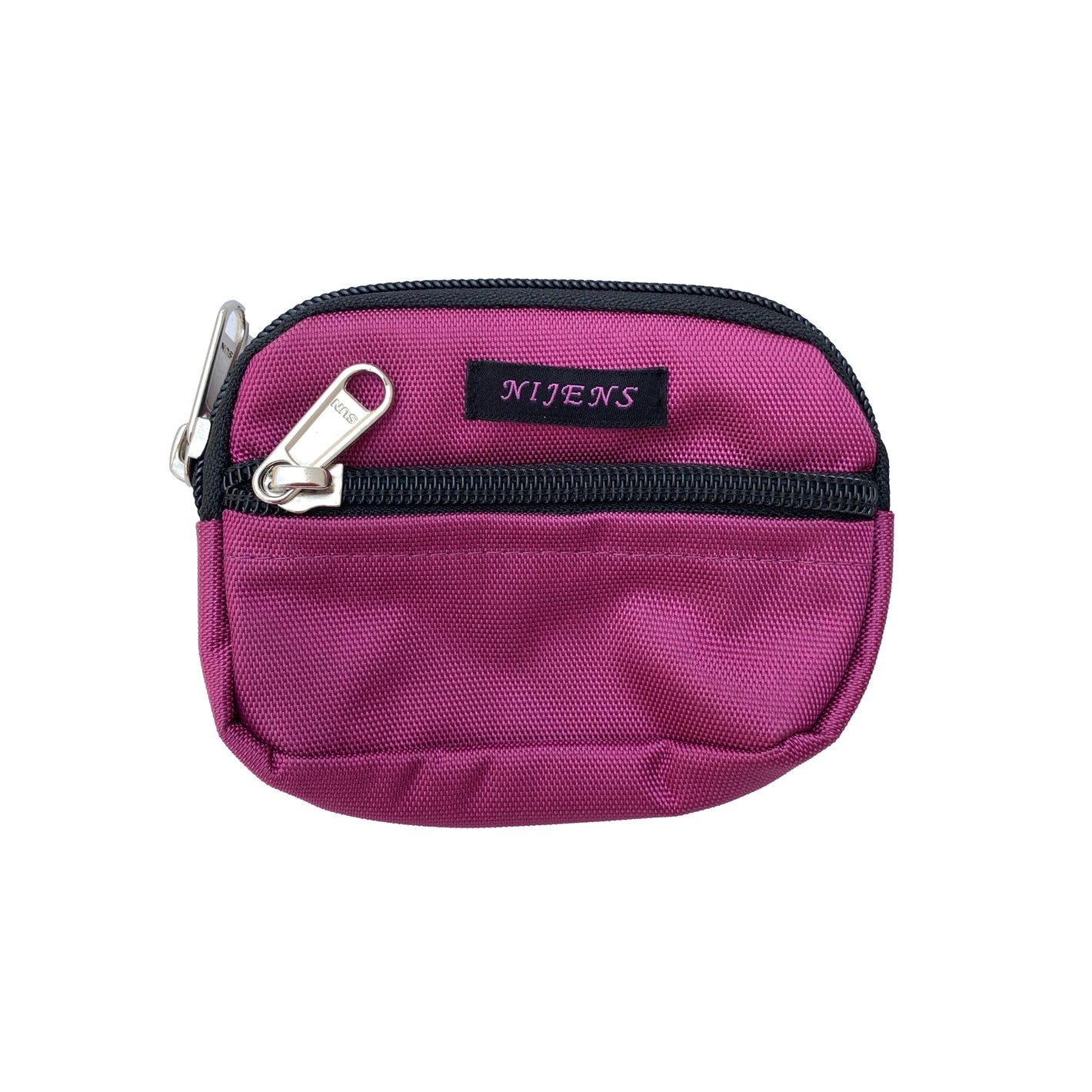 Nijens Kleine Beuteltasche wasserdichter Stoff Fuchsia