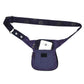 Reversible fanny pack Nijens fabric lavender with paisley - Chiang-Mai 340