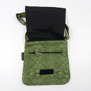 Shoulder bag Small bag green fabric - Choto 43
