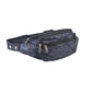 Nijens Crossbody Bag Torino in Royalblau aus Canvas mit praktischen Reißverschlussfächern. Seitenansicht.