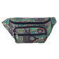 Frontansicht der Crossbody Gassi-Tasche Torino mit Mandala-Muster in Grün-Braun – ideal für Spaziergänge mit Hund